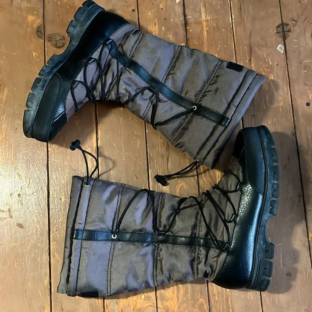 Ralph Lauren Quinly Leather Insulated Winter Boots